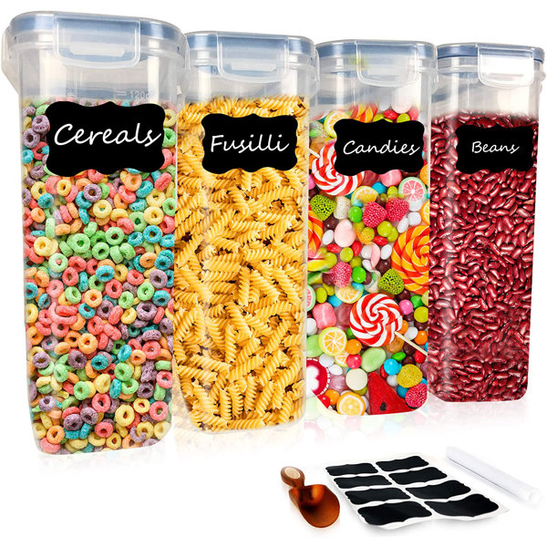 Prep & Savour Large Cereal Holder Corn Flakes Storage Cheerios